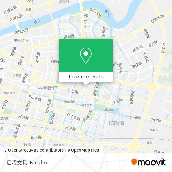 启程文具 map