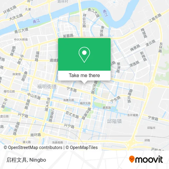 启程文具 map