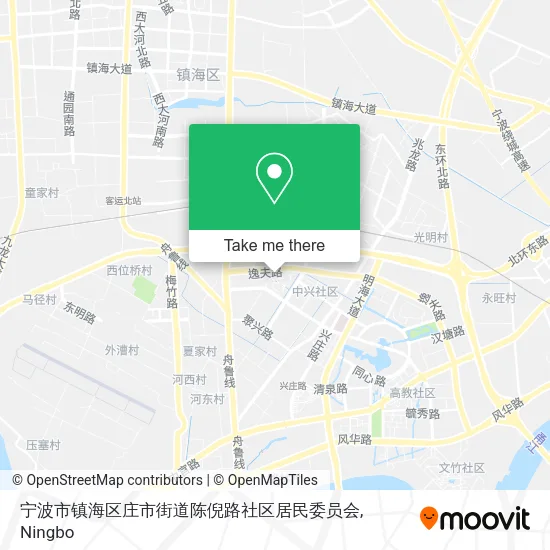 宁波市镇海区庄市街道陈倪路社区居民委员会 map