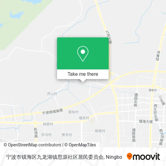 宁波市镇海区九龙湖镇思源社区居民委员会 map