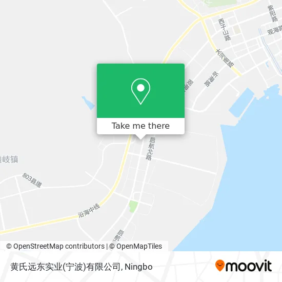 黄氏远东实业(宁波)有限公司 map