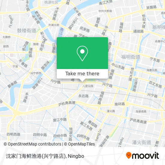 沈家门海鲜渔港(兴宁路店) map