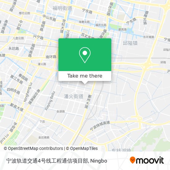 宁波轨道交通4号线工程通信项目部 map