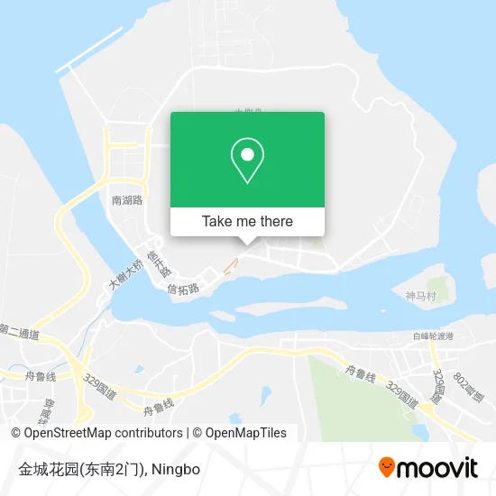 金城花园(东南2门) map