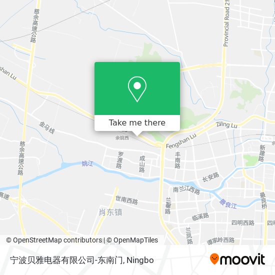 宁波贝雅电器有限公司-东南门 map