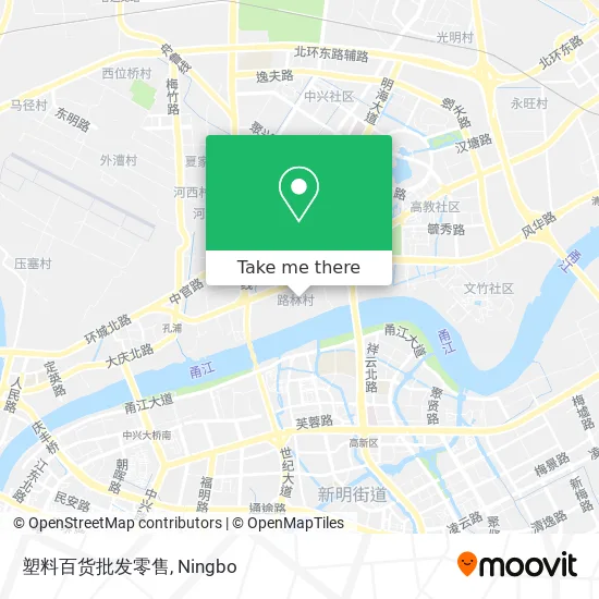 塑料百货批发零售 map