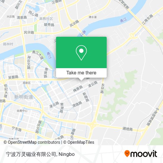 宁波万灵磁业有限公司 map