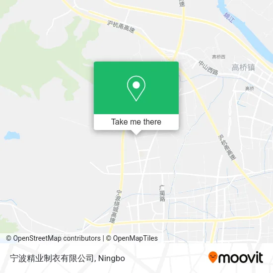 宁波精业制衣有限公司 map