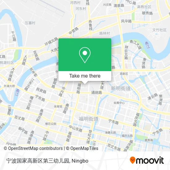 宁波国家高新区第三幼儿园 map