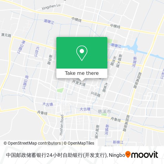 中国邮政储蓄银行24小时自助银行(开发支行) map