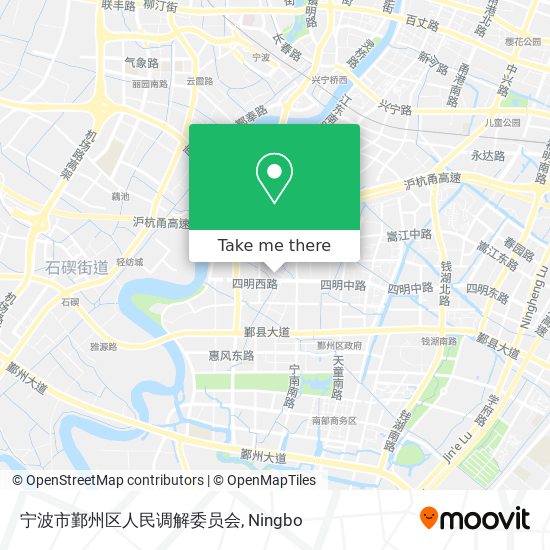 宁波市鄞州区人民调解委员会 map