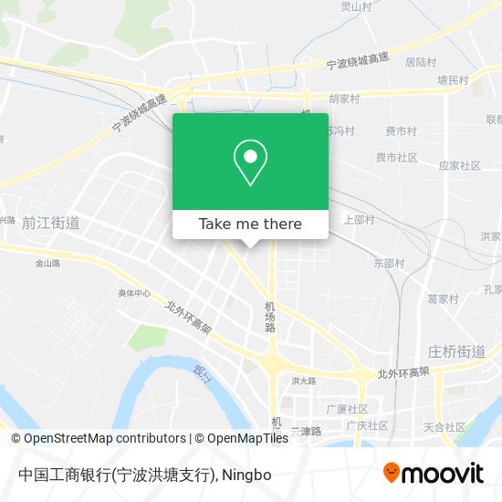 中国工商银行(宁波洪塘支行) map