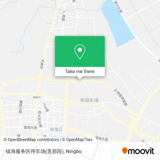 镇海服务区停车场(贵郑段) map