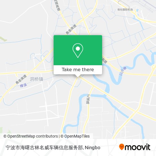 宁波市海曙古林名威车辆信息服务部 map