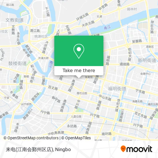 来电(江南会鄞州区店) map