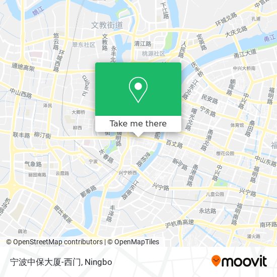 宁波中保大厦-西门 map