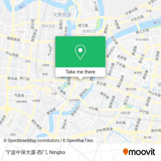 宁波中保大厦-西门 map