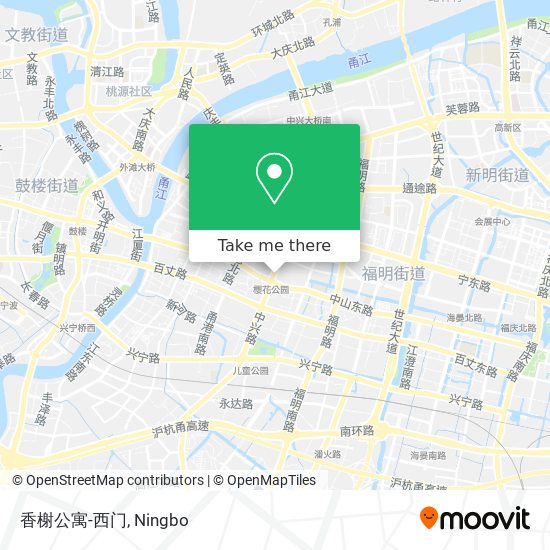 香榭公寓-西门 map