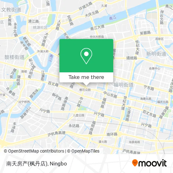 南天房产(枫丹店) map