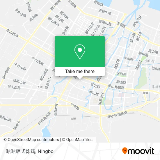 咕咕韩式炸鸡 map