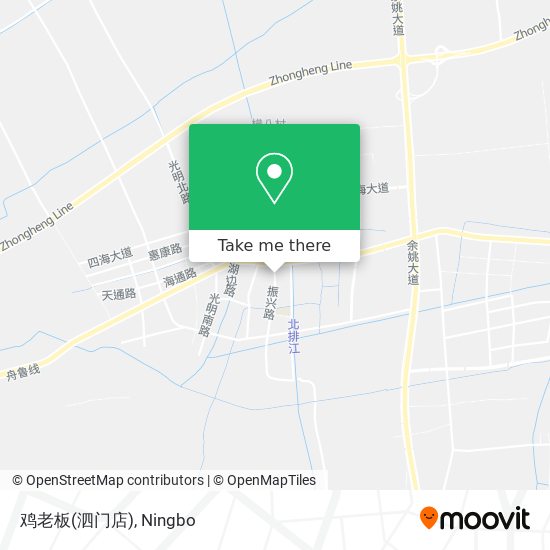 鸡老板(泗门店) map