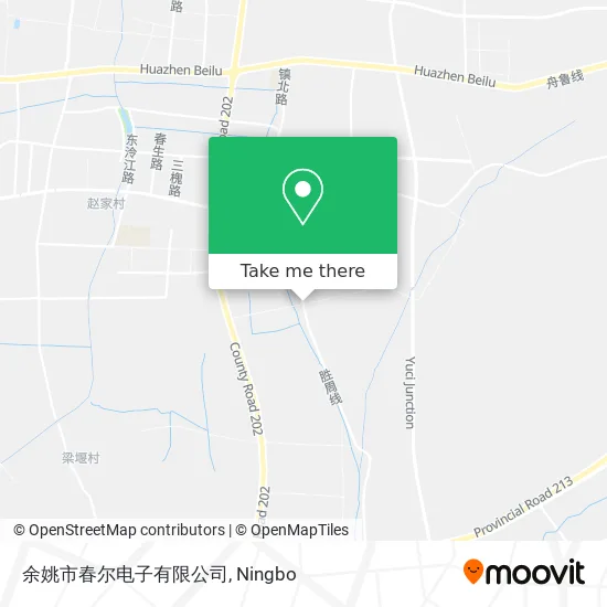余姚市春尔电子有限公司 map