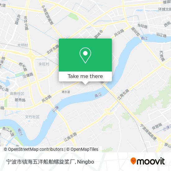 宁波市镇海五洋船舶螺旋桨厂 map