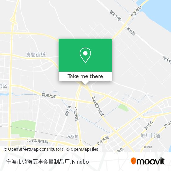 宁波市镇海五丰金属制品厂 map