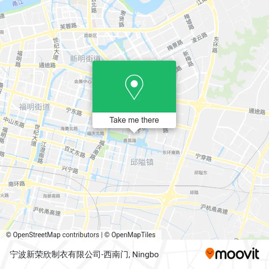 宁波新荣欣制衣有限公司-西南门 map