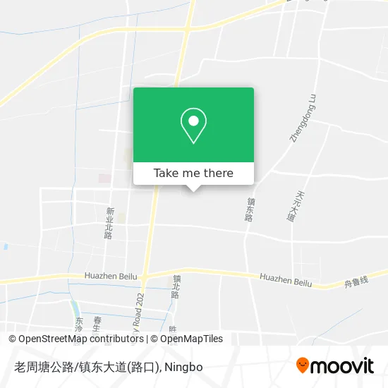 老周塘公路/镇东大道(路口) map
