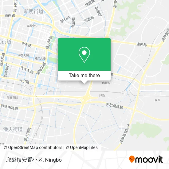 邱隘镇安置小区 map