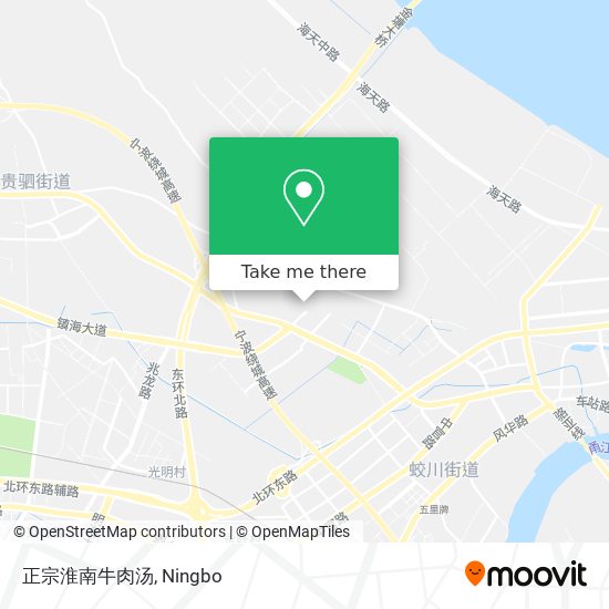 正宗淮南牛肉汤 map