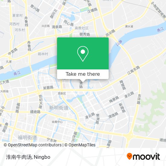 淮南牛肉汤 map
