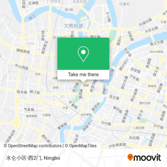 水仑小区-西2门 map