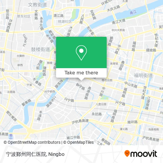 宁波鄞州同仁医院 map