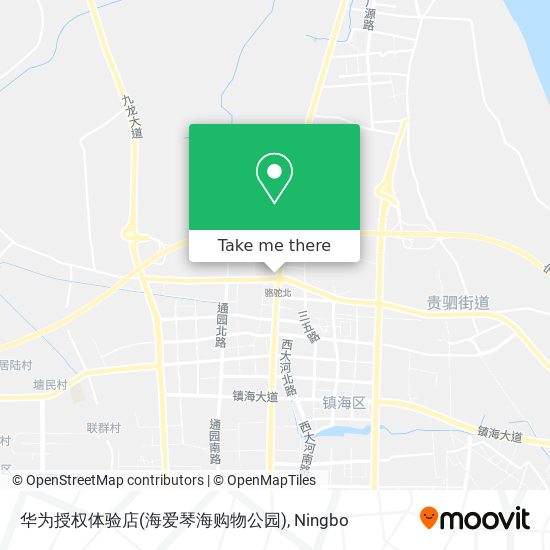华为授权体验店(海爱琴海购物公园) map
