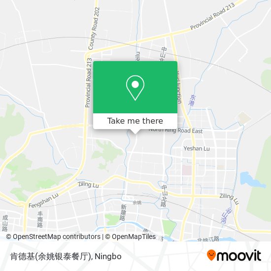 肯德基(余姚银泰餐厅) map