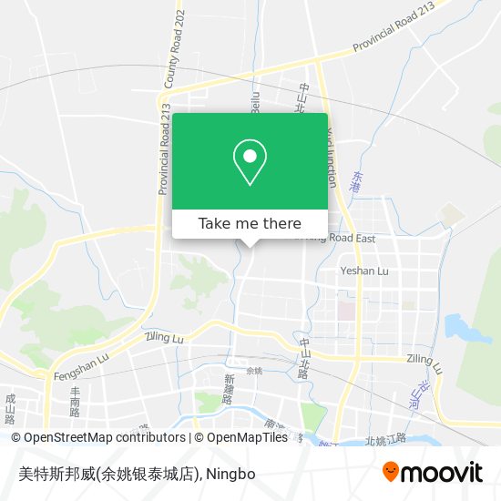 美特斯邦威(余姚银泰城店) map