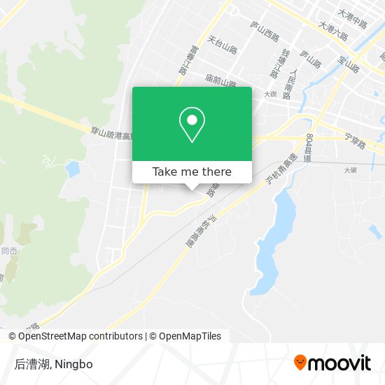 后漕湖 map