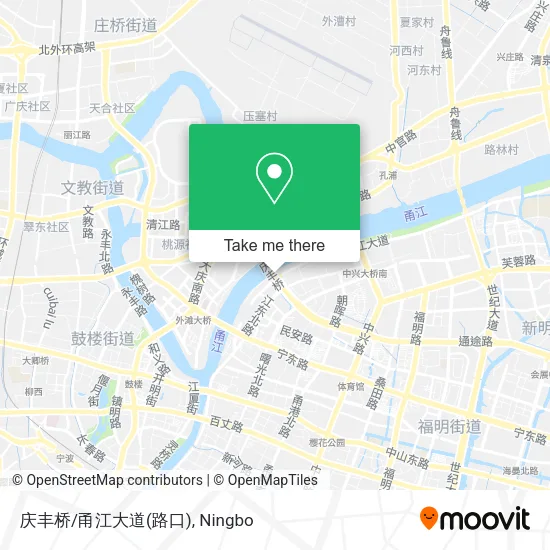 庆丰桥/甬江大道(路口) map