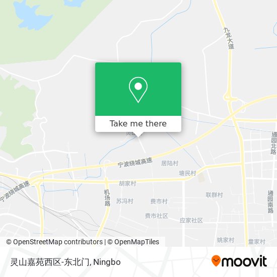 灵山嘉苑西区-东北门 map