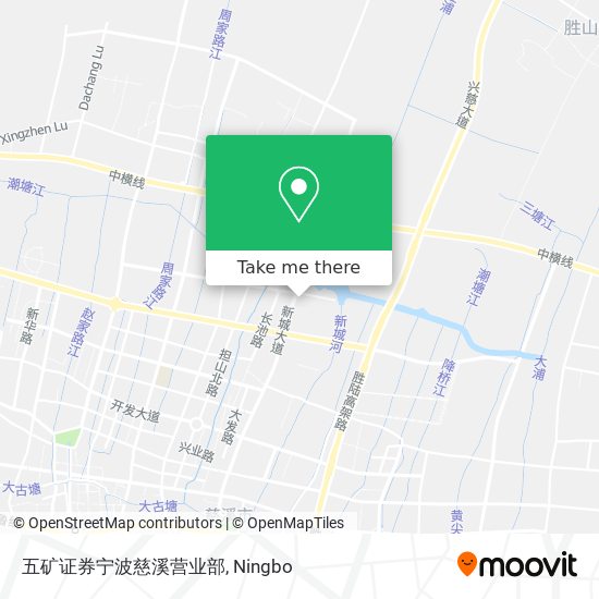 五矿证券宁波慈溪营业部 map
