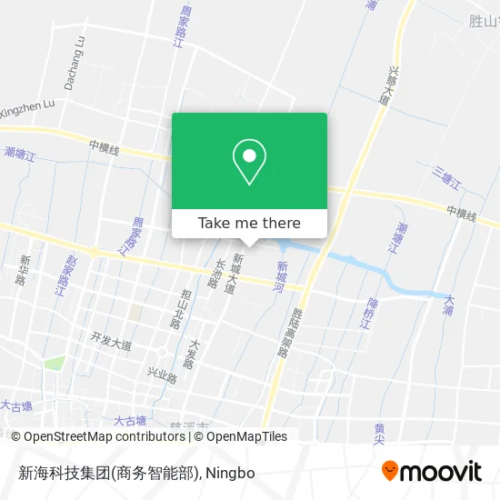 新海科技集团(商务智能部) map