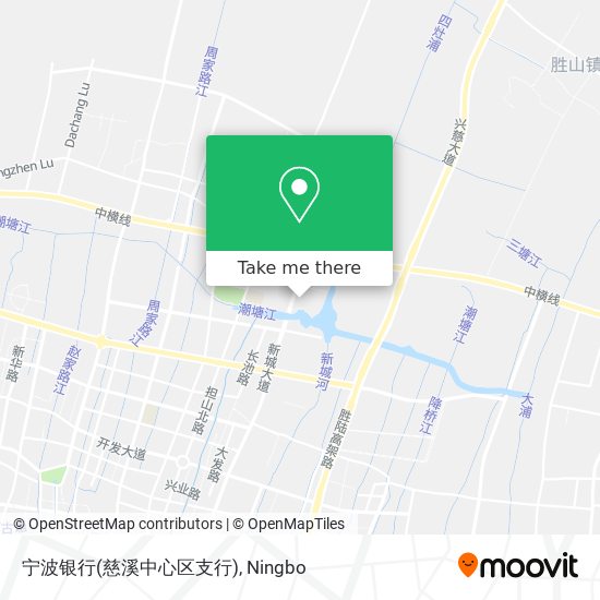 宁波银行(慈溪中心区支行) map