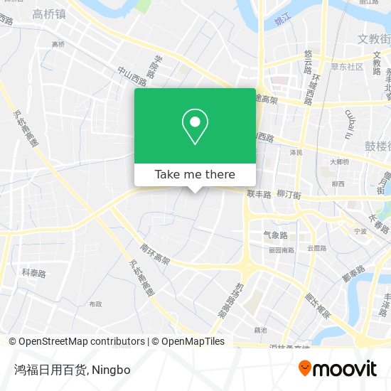 鸿福日用百货 map