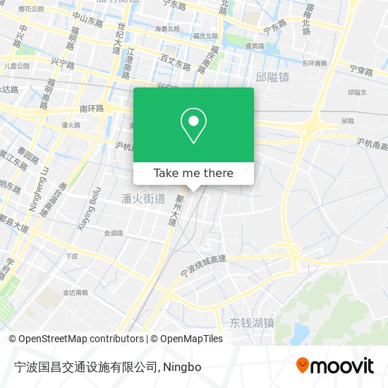 宁波国昌交通设施有限公司 map
