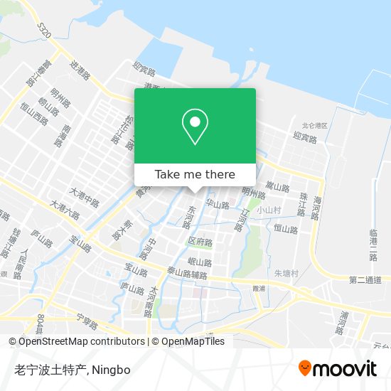 老宁波土特产 map