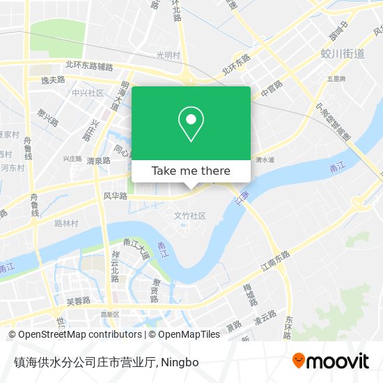 镇海供水分公司庄市营业厅 map