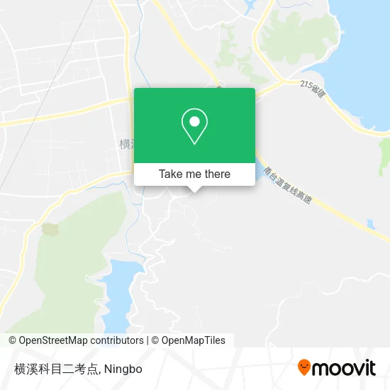 横溪科目二考点 map