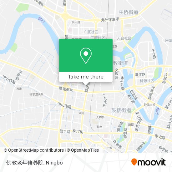 佛教老年修养院 map